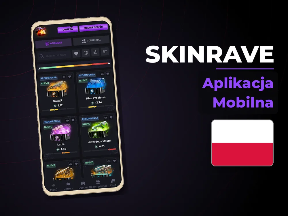 Skinrave - Aplikacja Mobilna