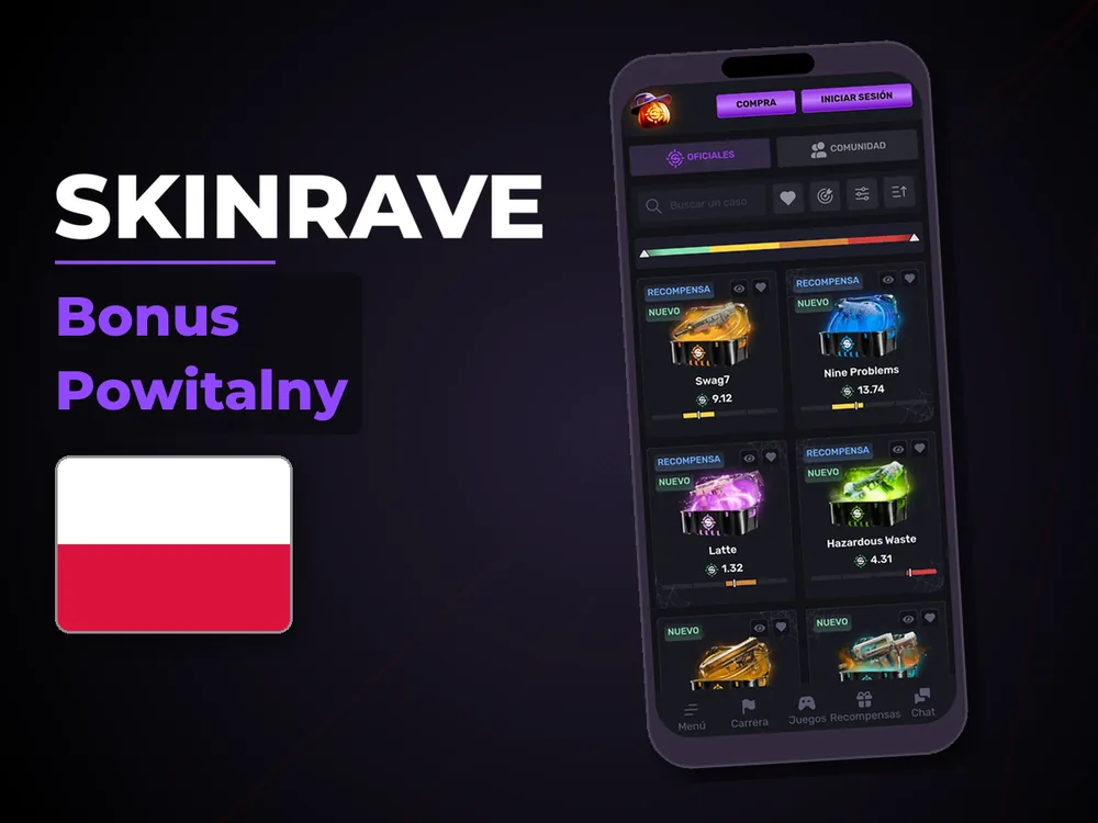Skinrave - Bonus Powitalny