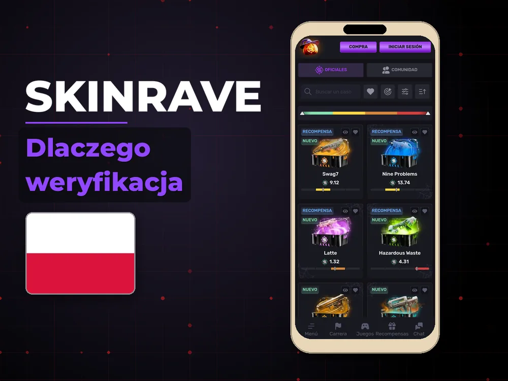 Skinrave - Dlaczego weryfikacja