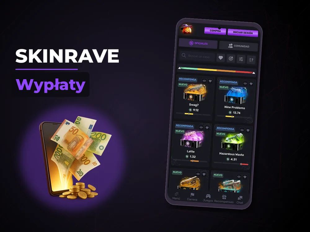 Skinrave - Wypłaty