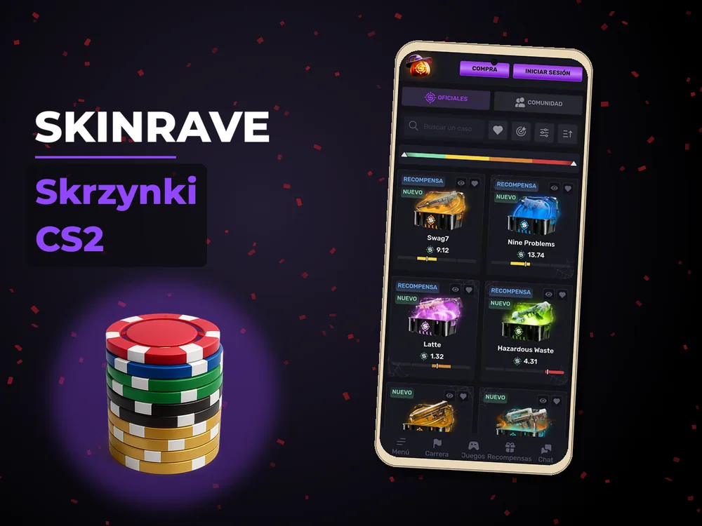 Skinrave - Skrzynki CS2