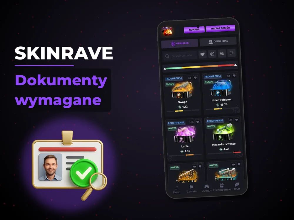 Skinrave - Dokumenty wymagane