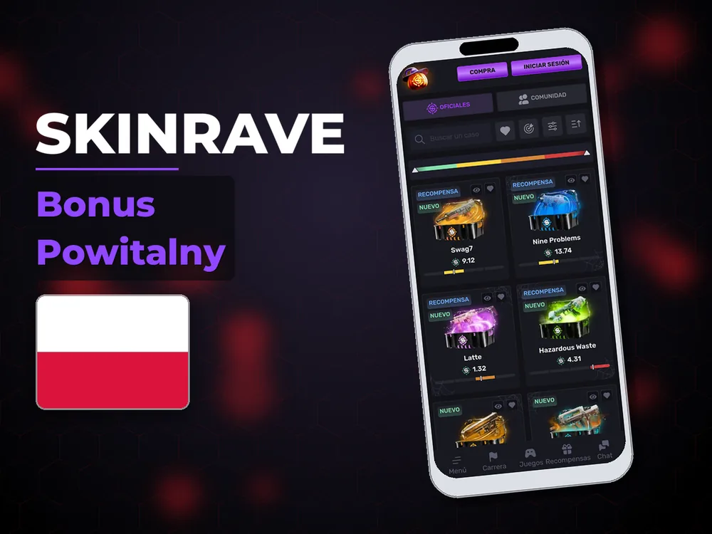 Skinrave - Bonus Powitalny