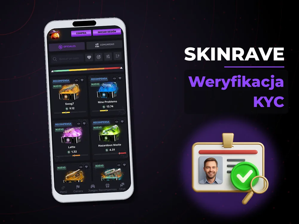 Skinrave - Weryfikacja KYC