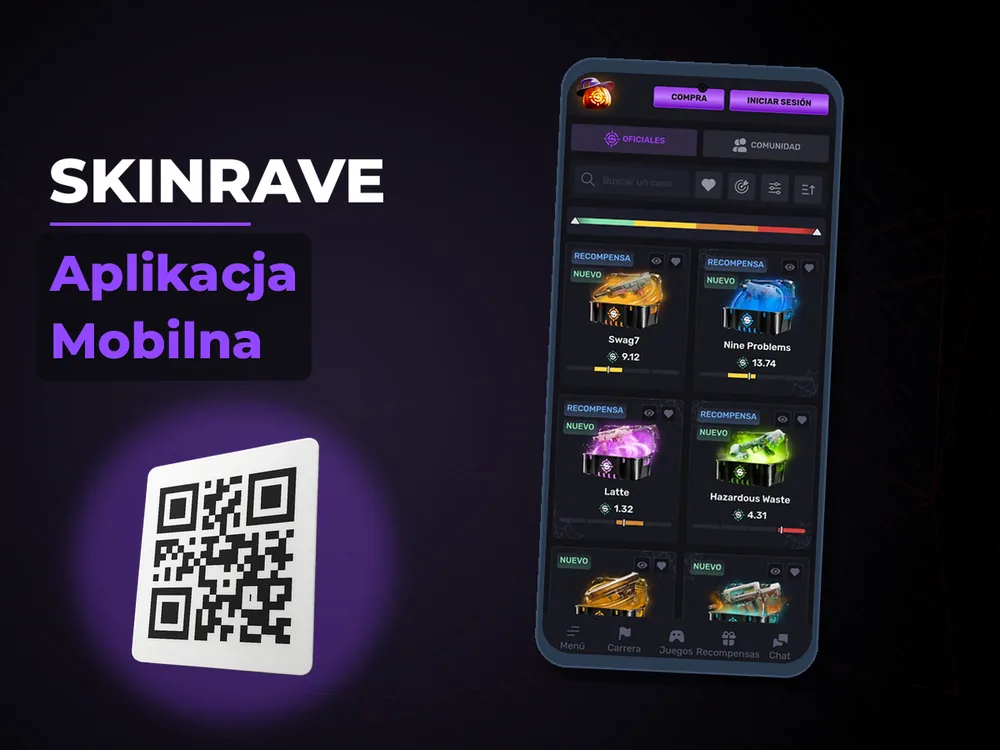 Skinrave - Aplikacja Mobilna