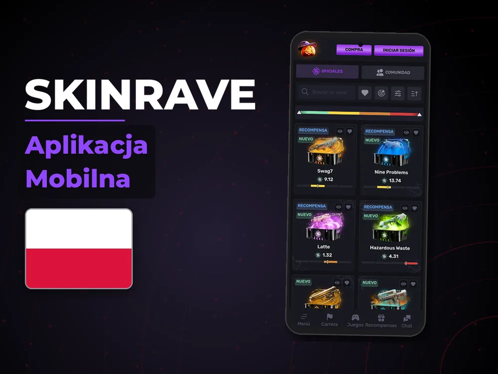 Skinrave - Aplikacja Mobilna