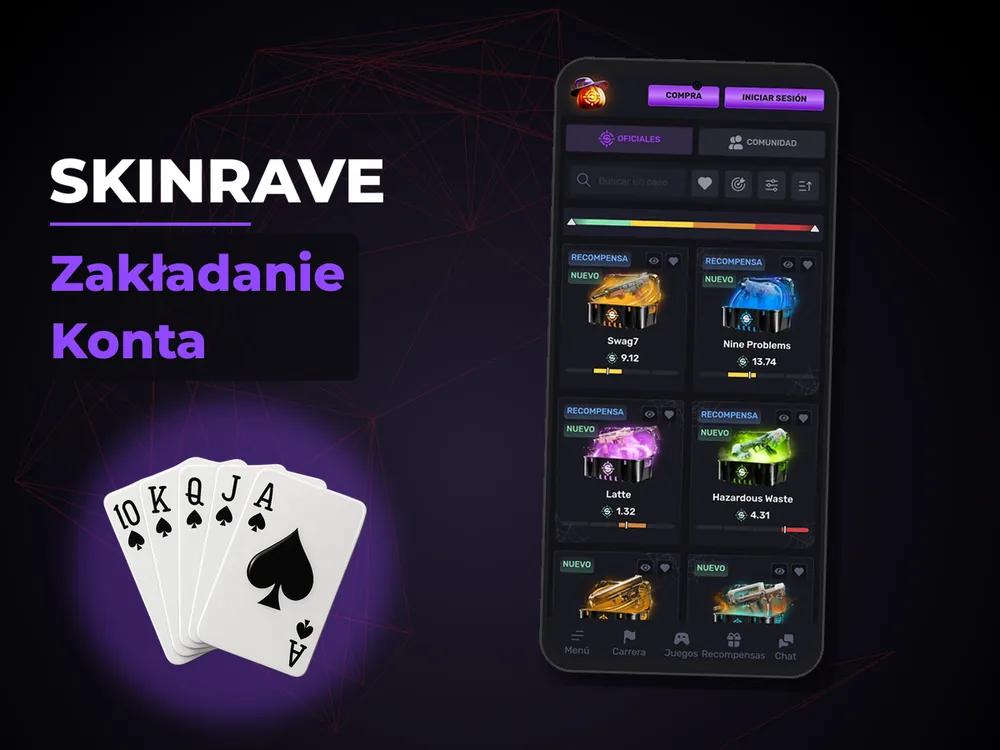 Skinrave - Zakładanie Konta