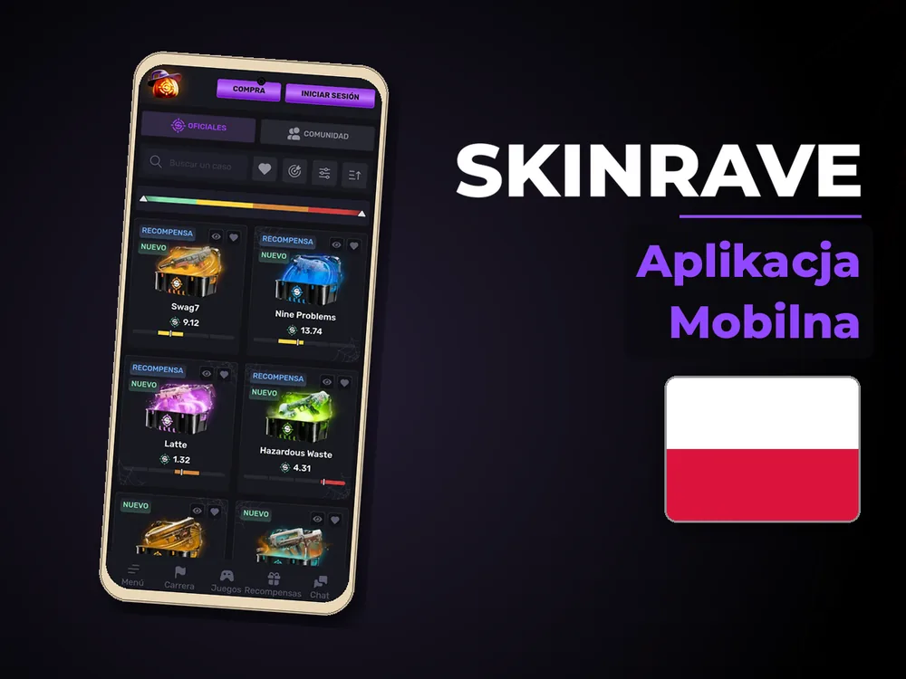 Skinrave - Aplikacja Mobilna