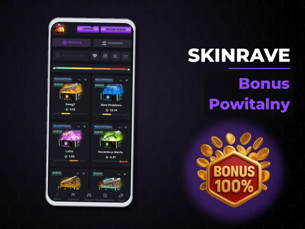 Skinrave - Bonus Powitalny