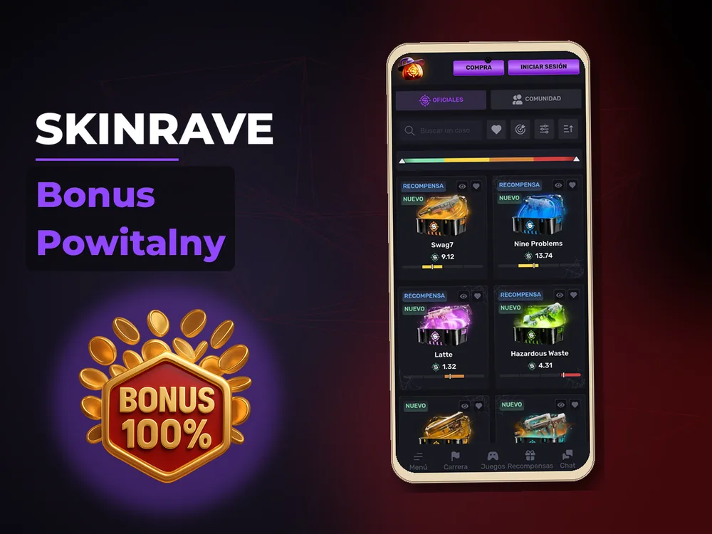 Skinrave - Bonus Powitalny