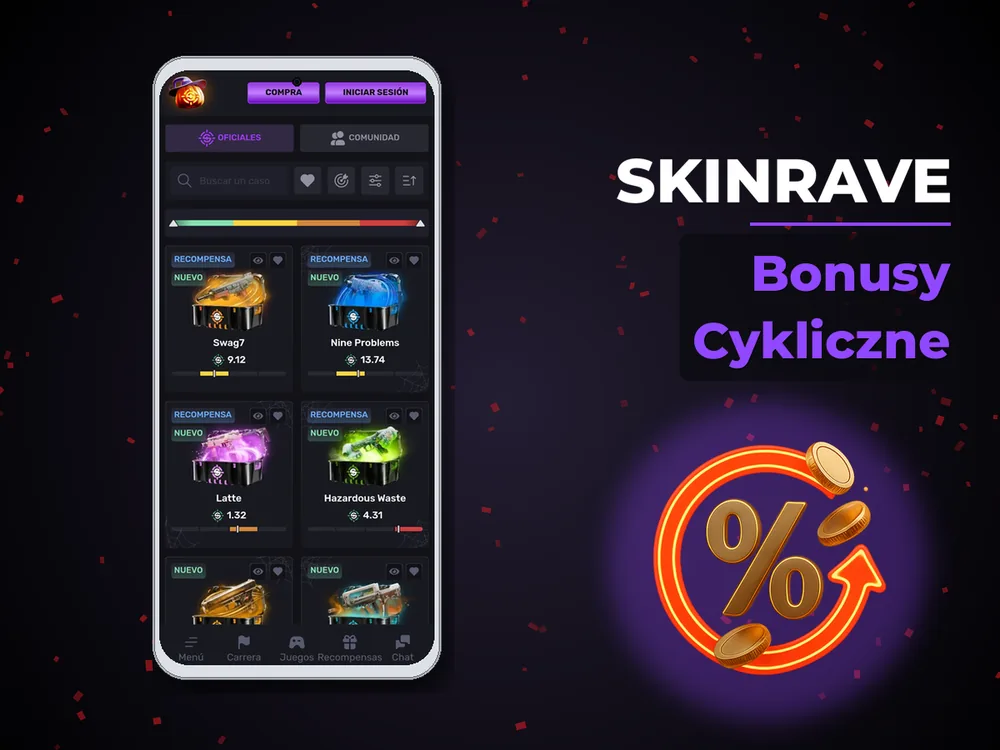 Skinrave - Bonusy Cykliczne