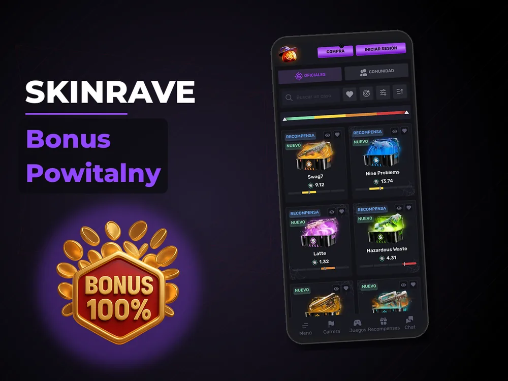 Skinrave - Bonus Powitalny