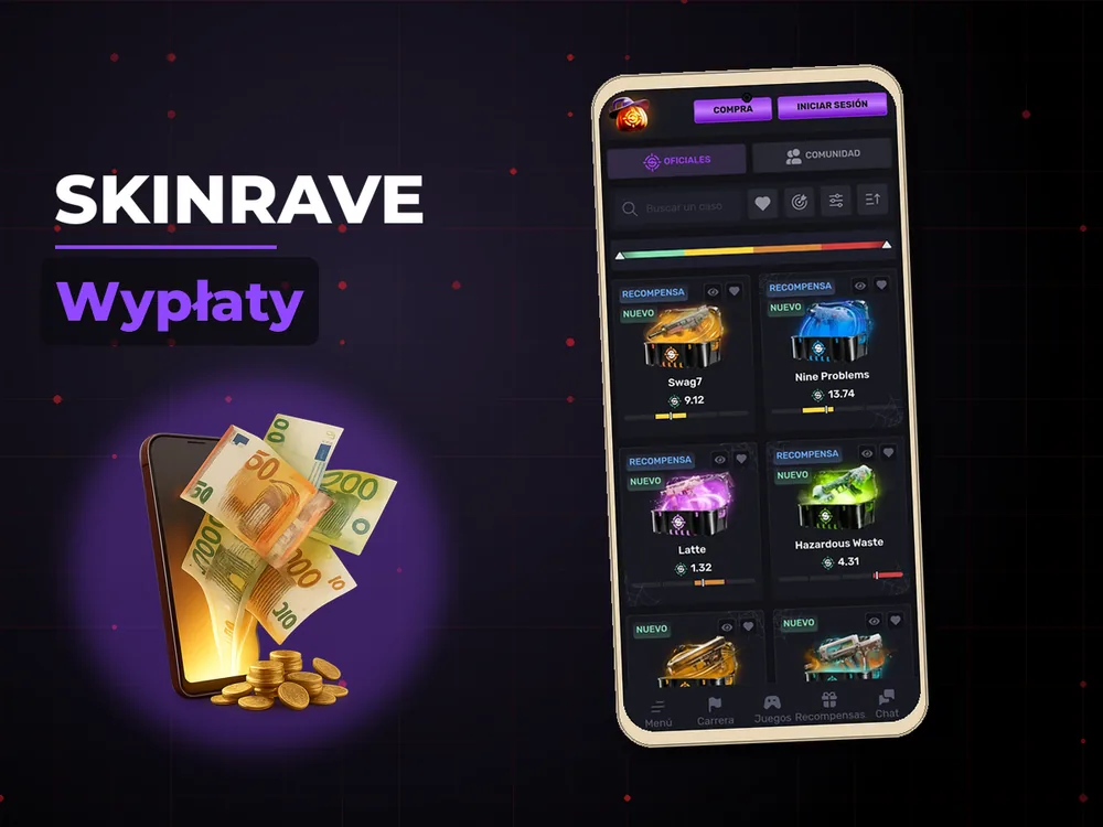 Skinrave - Wypłaty